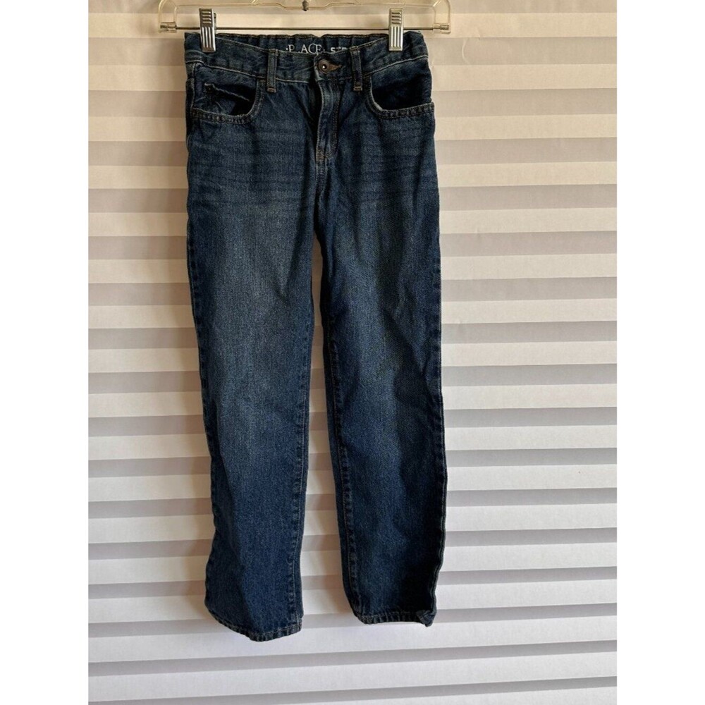 The Childrens Place Boys Straight Jeans Size 8 Kids Denim Pants